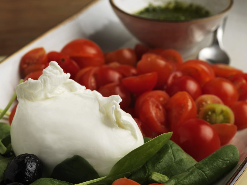 Caprese al ristorante del Bleu Village